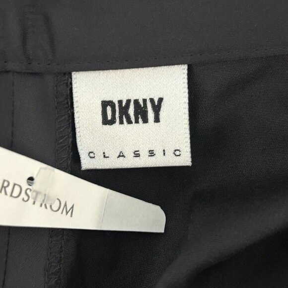 DKNY Classic Vintage Black Cropped Capri Pants Size 12 NWT $115 - Picture 7 of 11